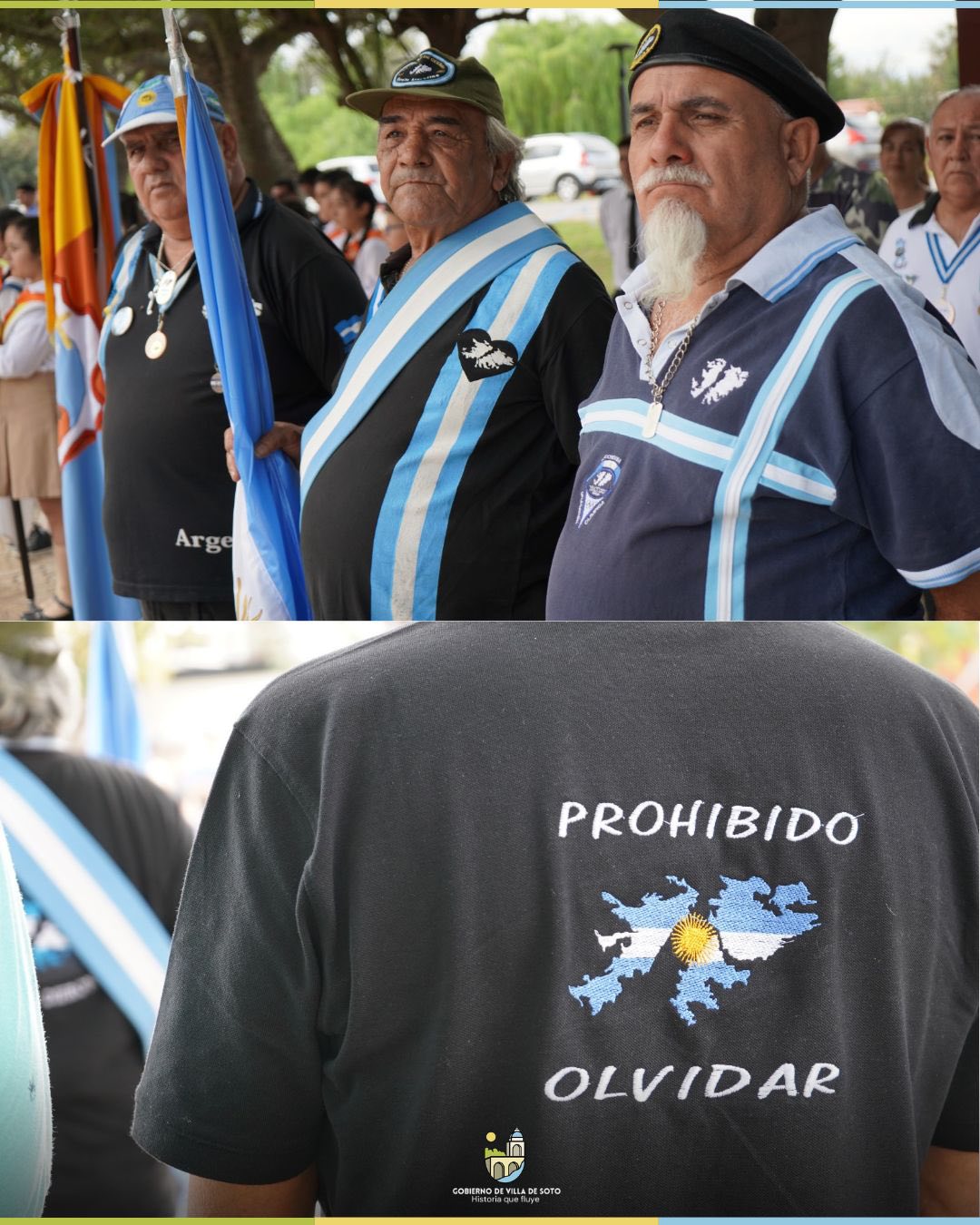 Villa de Soto rindió homenaje a los Veteranos y Caídos en la Guerra de Malvinas