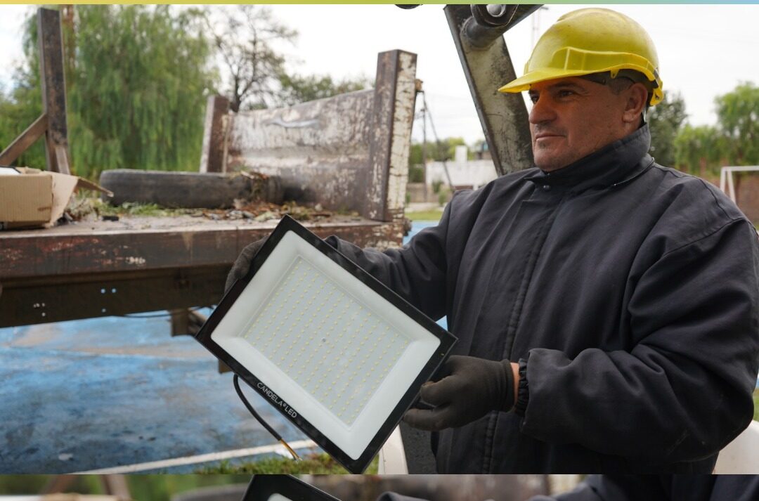 Nueva iluminación LED en Playon Alberdi