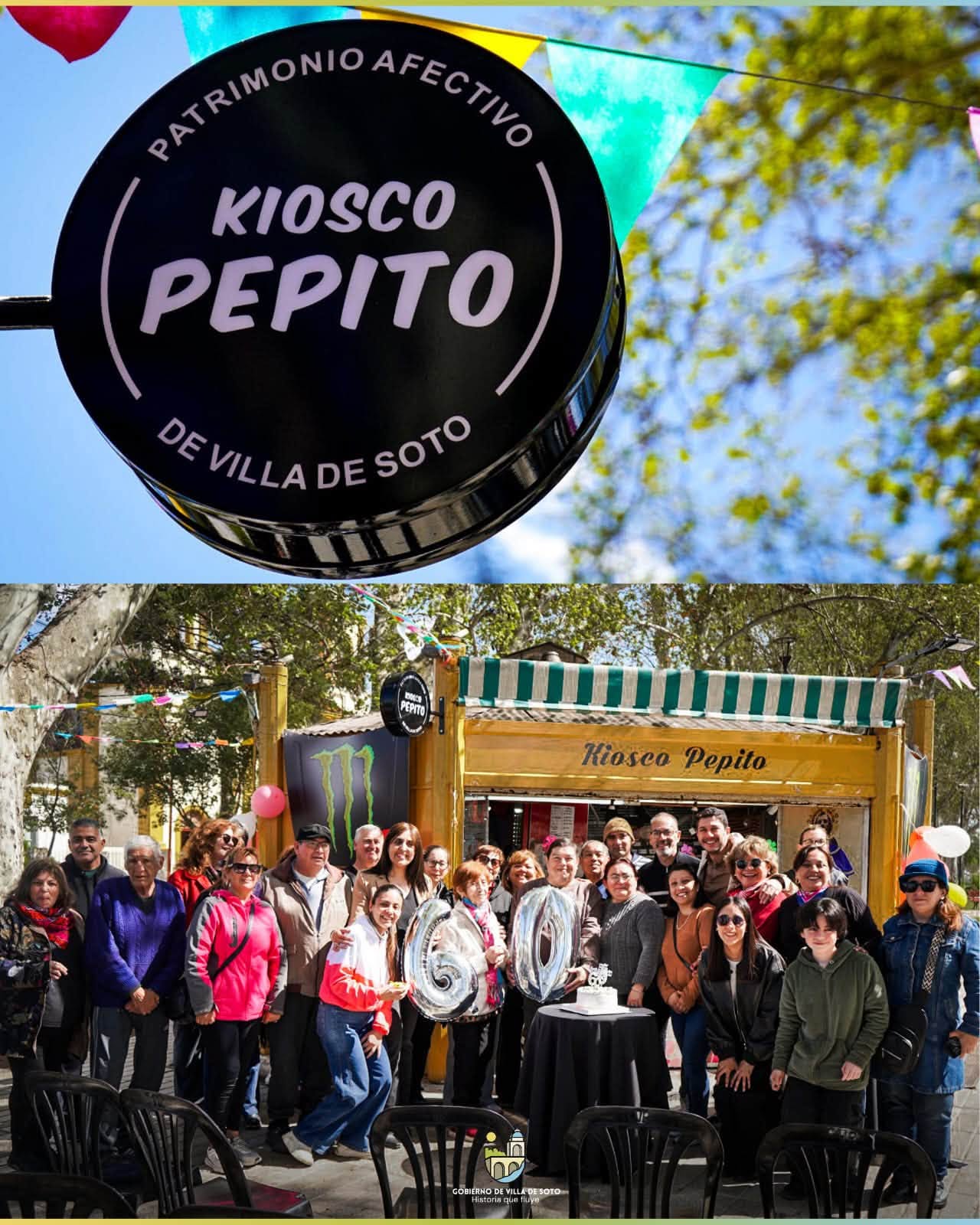 El Kiosco Pepito fue declarado «Patrimonio Afectivo de Villa de Soto» en sus 60 años
